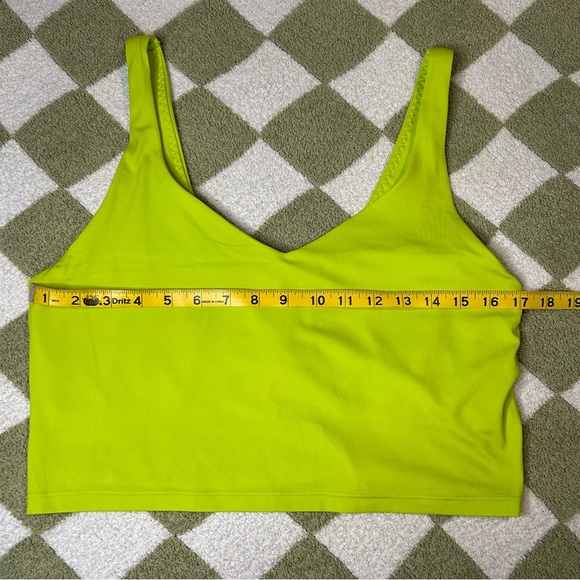 OFFLINE by Aerie Real Me Low Key Longline Sports Bra in Lime Slush - Picture 5 of 9